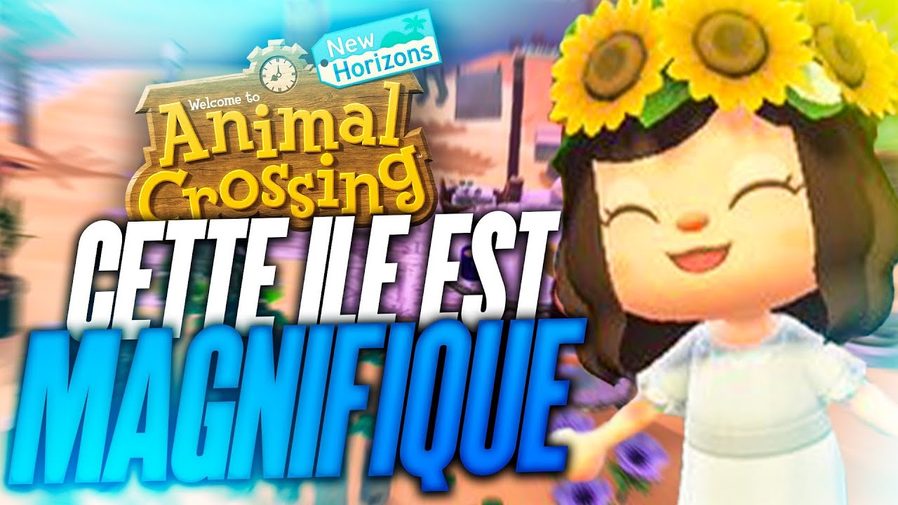 Une île naturelle INCROYABLE - VISITE D'ÎLE - Animal Crossing New Horizons  (Nintendo SWITCH)