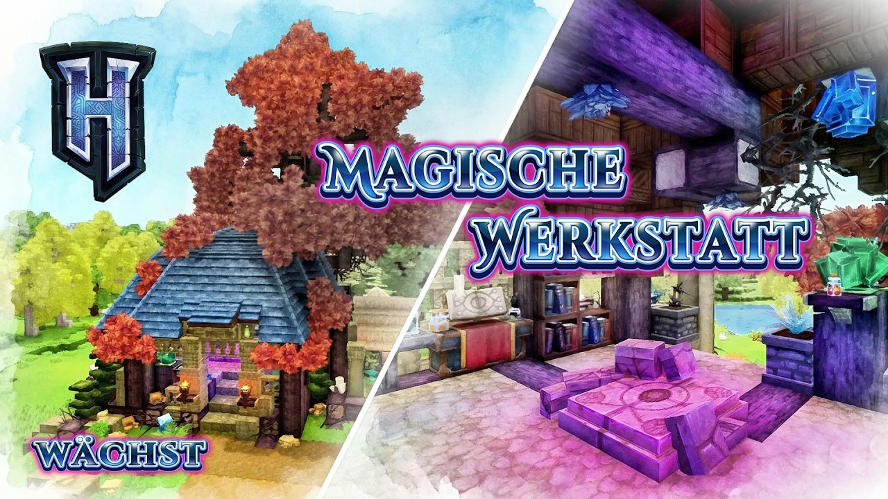 Eine magische Werkstatt wächst 🌳 Baum-Build & Interior in Hytale