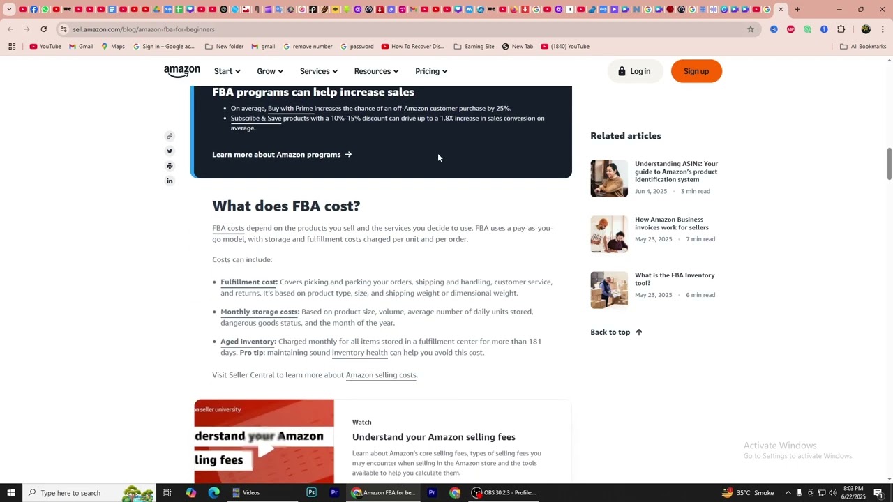 how to make money online from Amazon fba investment