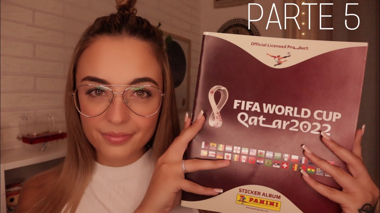 ASMR APERTURA DE CROMOS DEL ALBUM DEL MUNDIAL QATAR 2022 ⚽️🏆 (Parte 5)