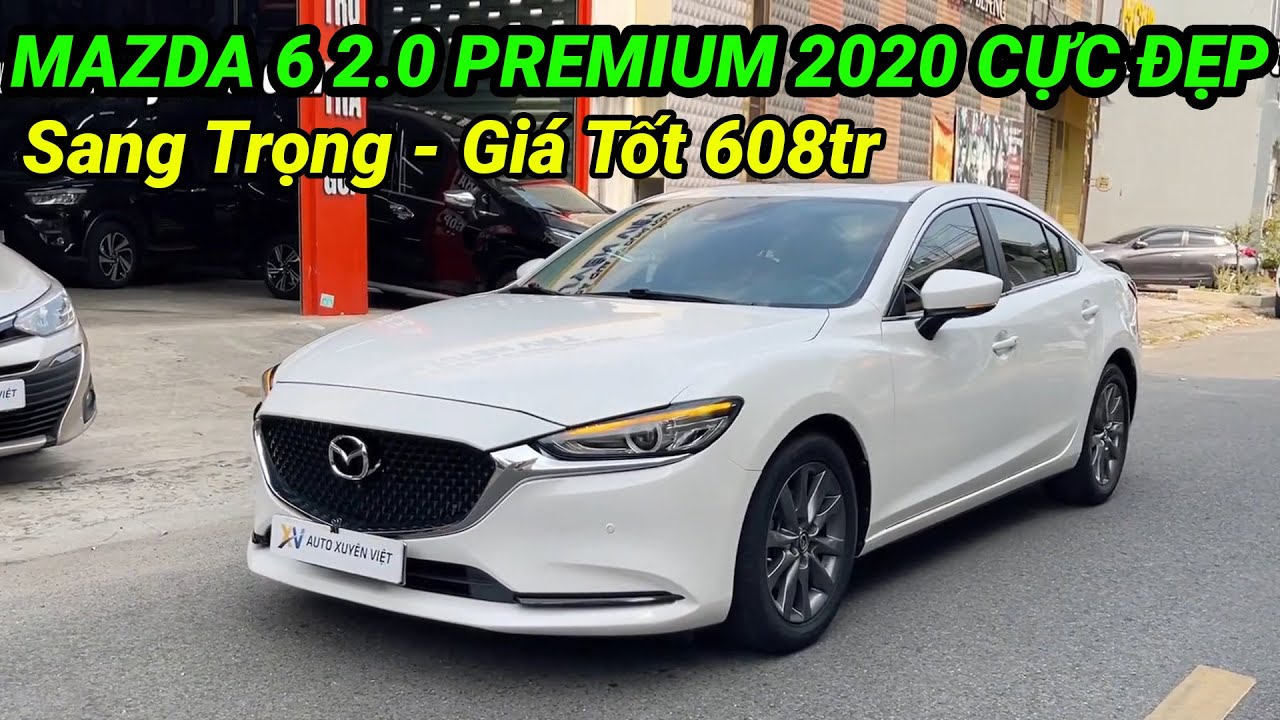 Mazda 6 2.0 Premium 2020 Xe Gia Đình Cực Đẹp Như Mới. Giá Chỉ 608tr Còn TL