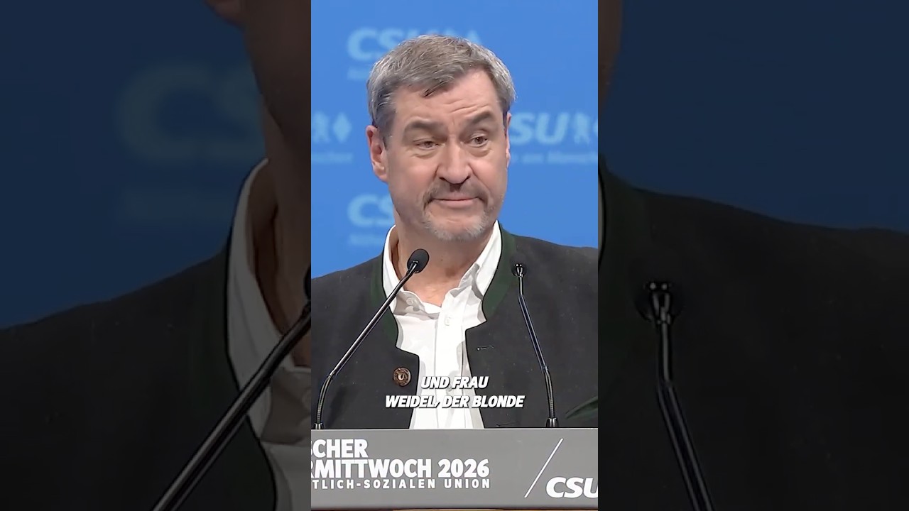 Warum lebt Frau Weidel nicht in Deutschland? Was hat sie gegen Deutschland? #CSUAM26