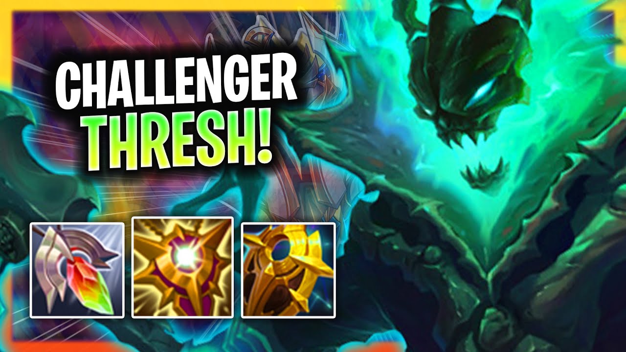 KOREAN CHALLENGER IS READY TO PLAY THRESH! | Challenger Plays Thresh Support vs Tahm Kench!