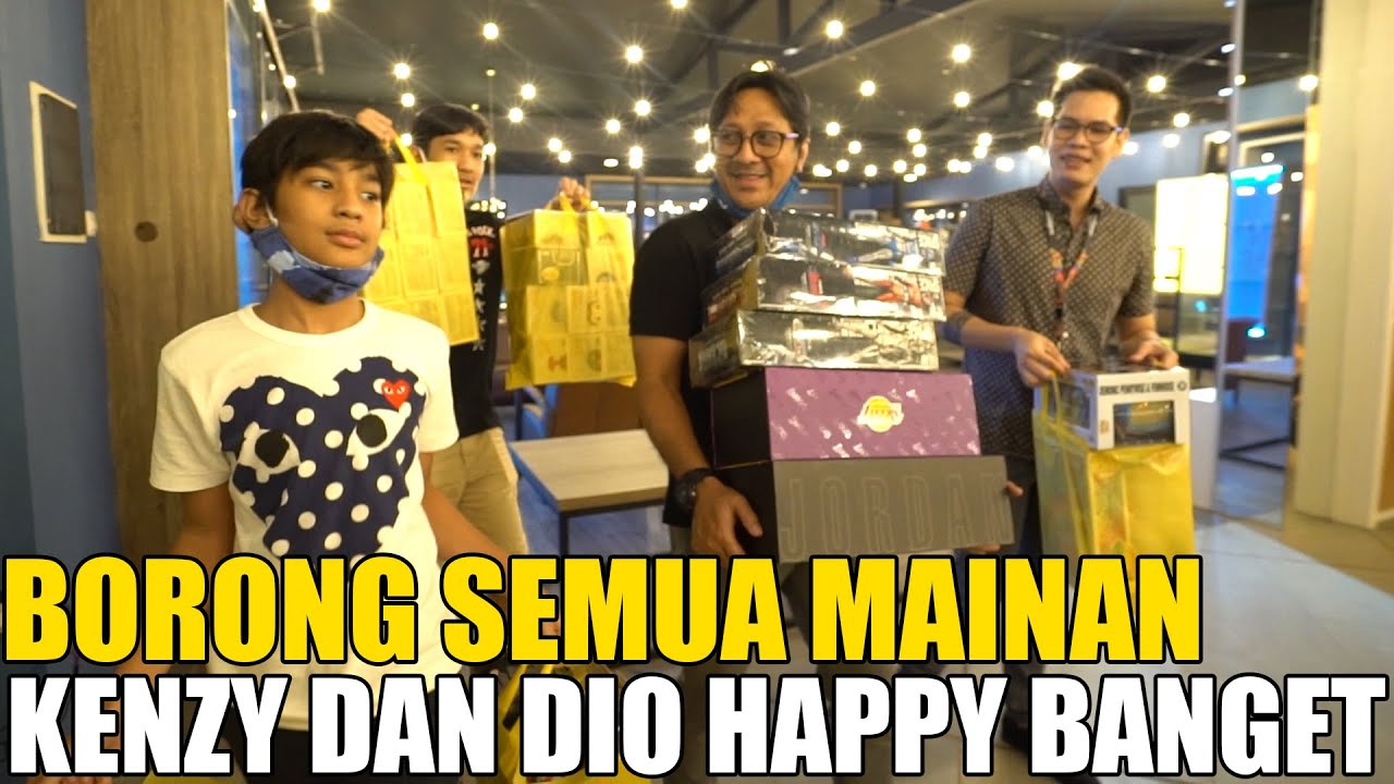 BORONG SEMUA MAINAN, KENZY DAN DIO NGGAK MAU PULANG.. ANDRE PUSING