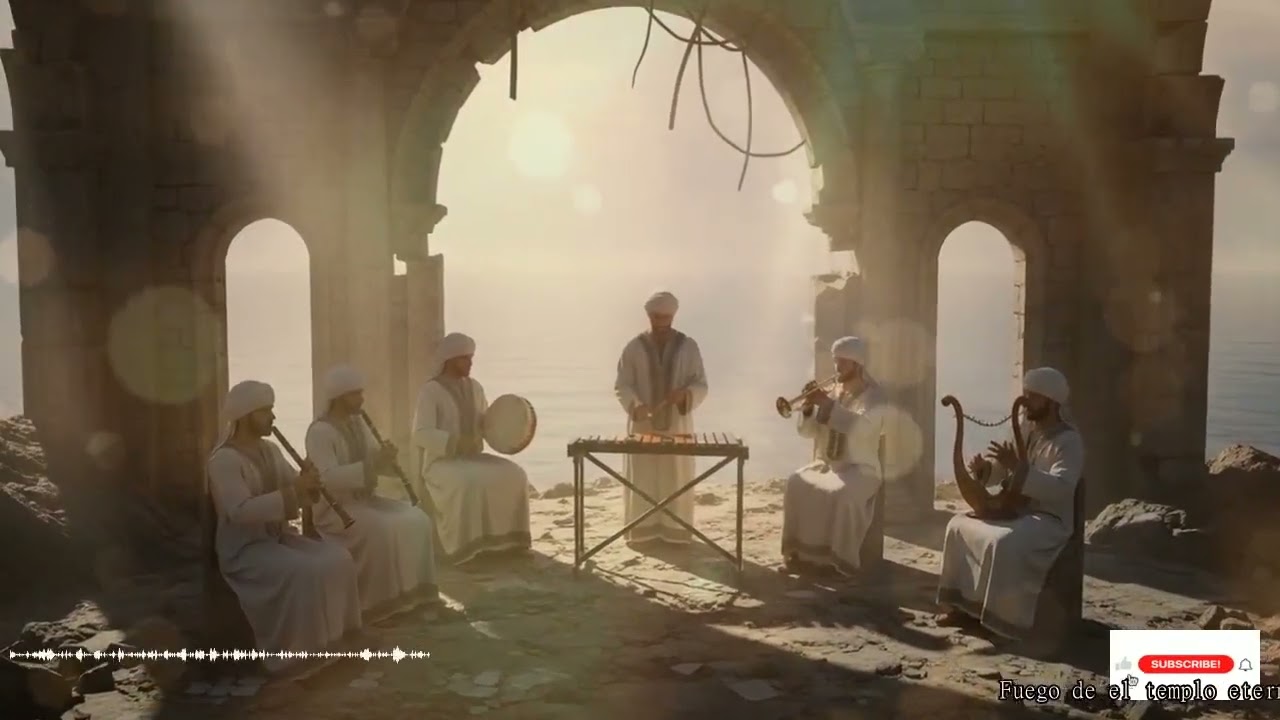 En Jerusalén Antigua Se Elevan Shofar, Cánticos Y Arpas En Tranquila Adoración A Adonai