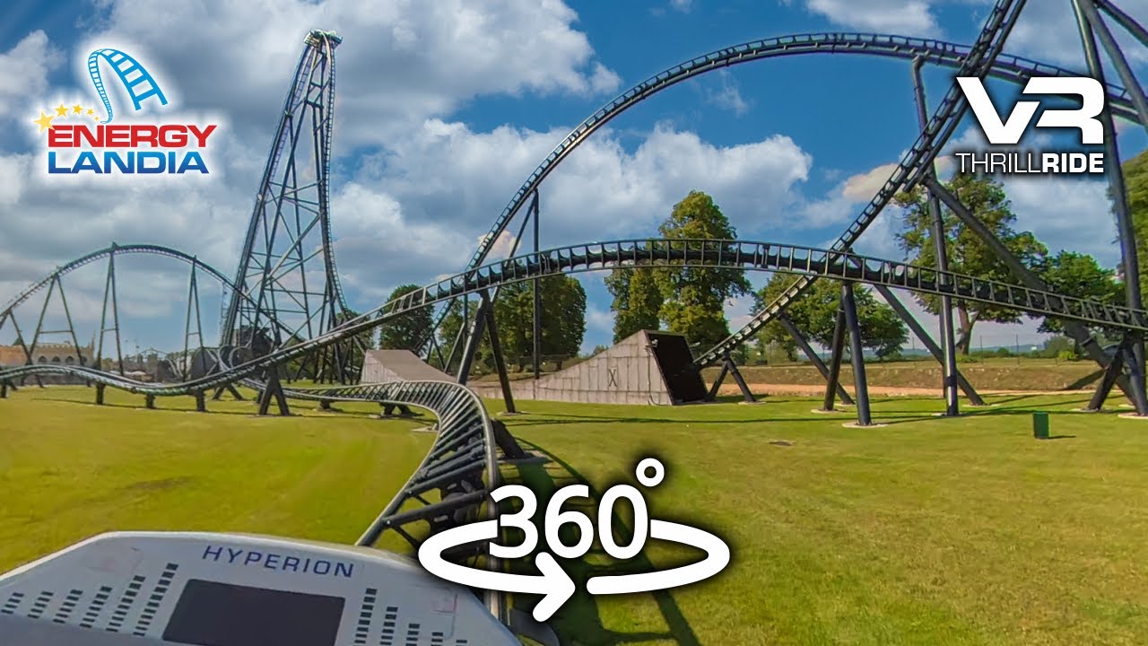 360° Pepsi HYPERION onride POV - The ultimate adrenaline rush - Energylandia Epic Roller Coasters VR