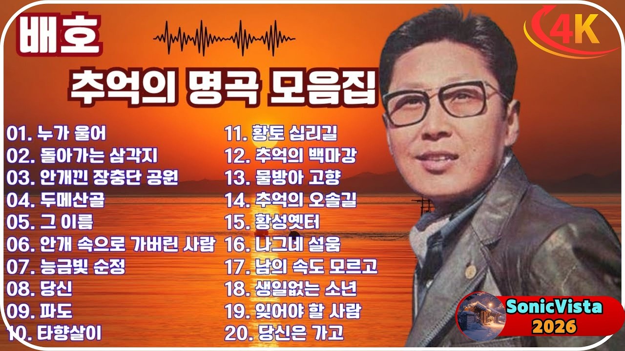 배호 추억의 명곡 모음집 🎶  배호(Bae Ho) (오리지날 힛송 총결산) 🎶 20곡 🎶 세월이 흘러도 불멸의 옛 음악