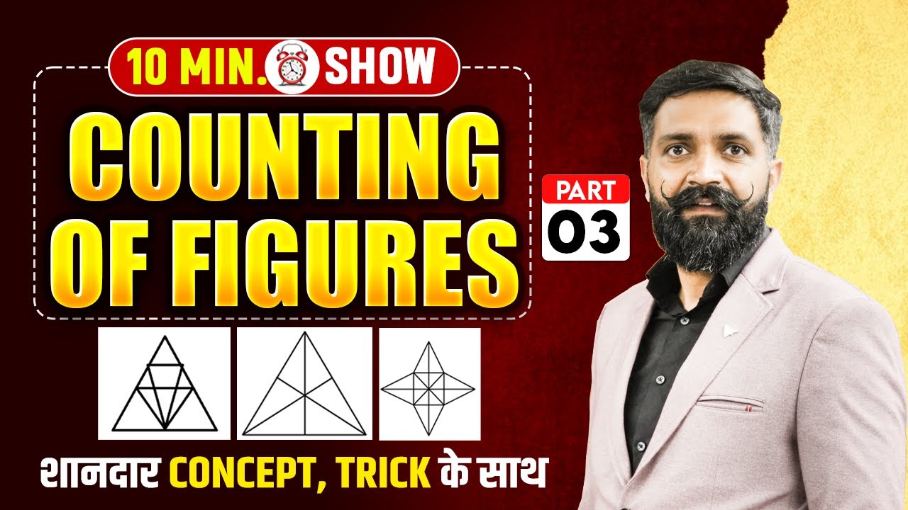 Counting of Figures Short Trick🔥| Concept Based Reasoning | 10 Min. Show | All Govt Exams | Arun Sir
