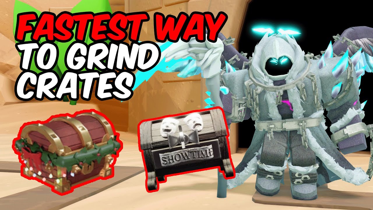 FASTEST WAY TO GRIND SHOWTIME & CHRISTMAS CRATES | Tower Defense Simulator | ROBLOX