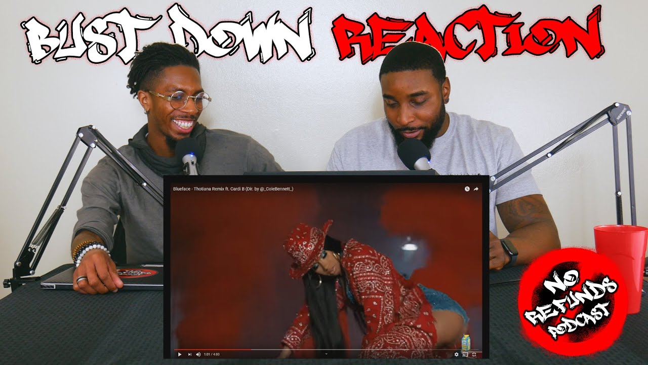Blueface - Thotiana Remix ft. Cardi B *reaction* | No Refund$ React