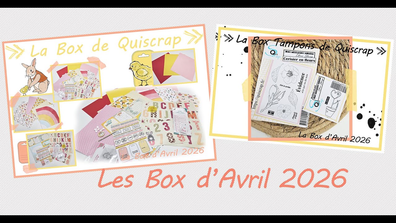 Les Box d'Avril 2026 en vid&eacute;o