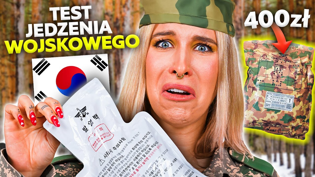 CO JEDZĄ KOREAŃSCY ŻOŁNIERZE?😱 TEST wojskowych racji żywnościowych Korei MRE Agnieszka Grzelak Vlog