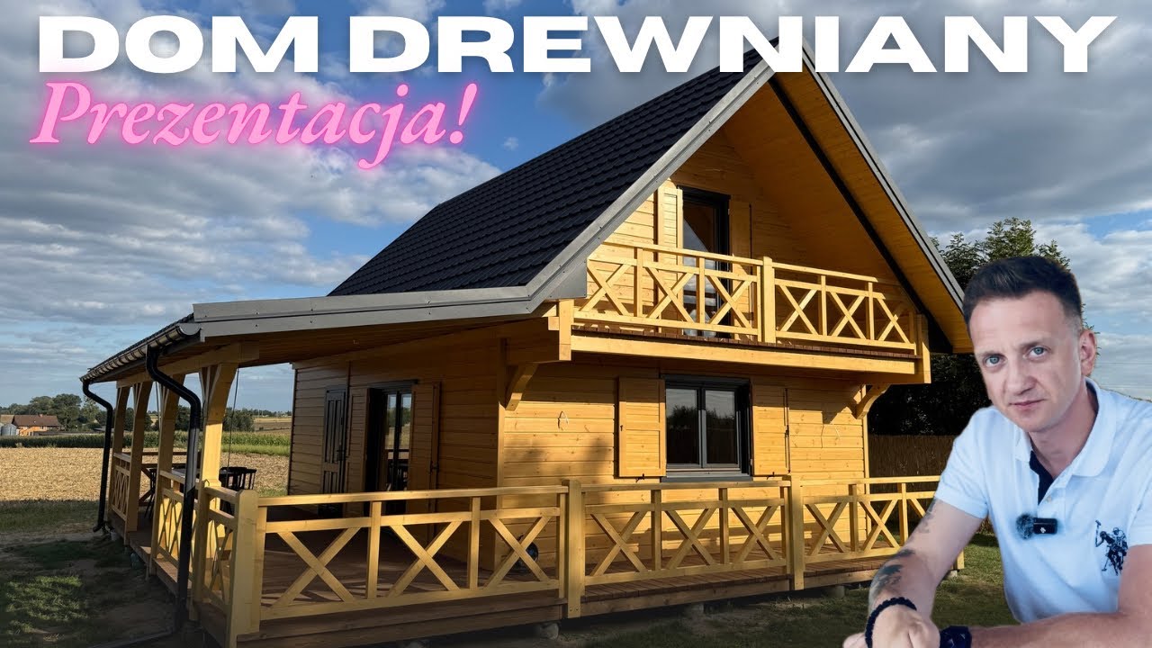 DOM DREWNIANY | Prezentacja BAJKA 8x6 | MDD Domy Drewniane