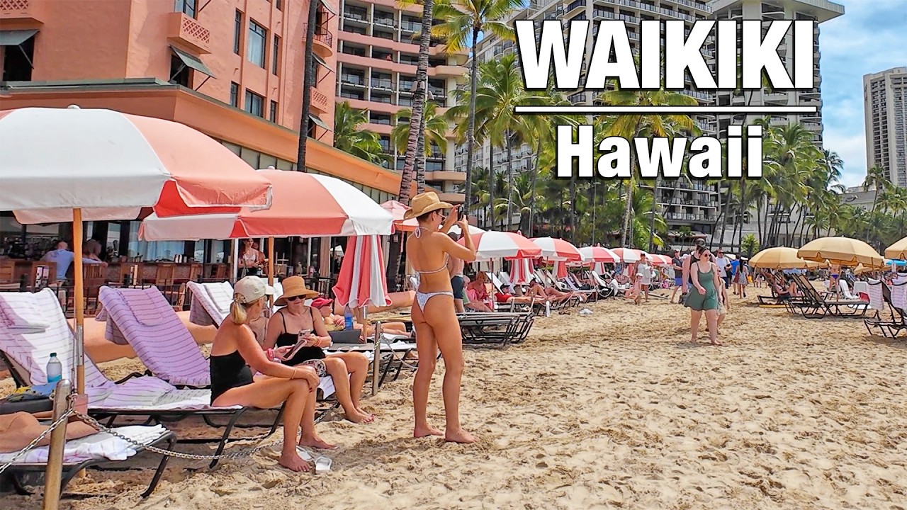 TODAY in Waikiki, HAwaii 🌴 April 11, 2026 Walking Tour #WaikikiBeach #hawaii #walkingtour