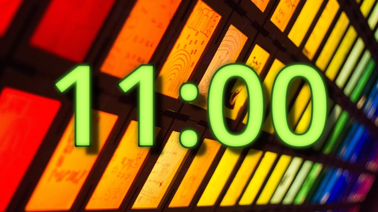 11 Minute Timer | Rainbow Colors