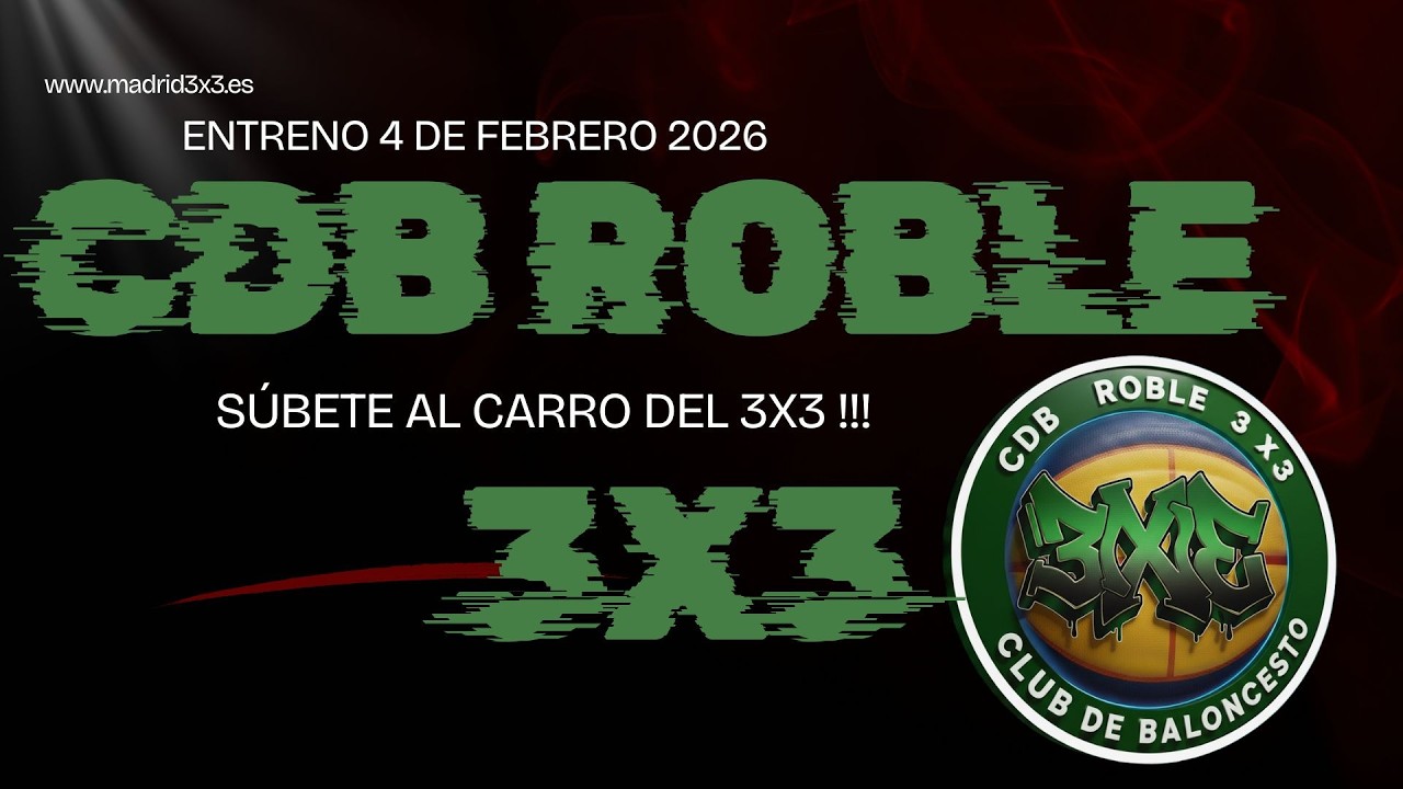 Entreno 3x3 CDB Roble 4 Febrero #entrena3x3 #juega3x3 #colmenareo  #liga3x3madrid #madrid3x3