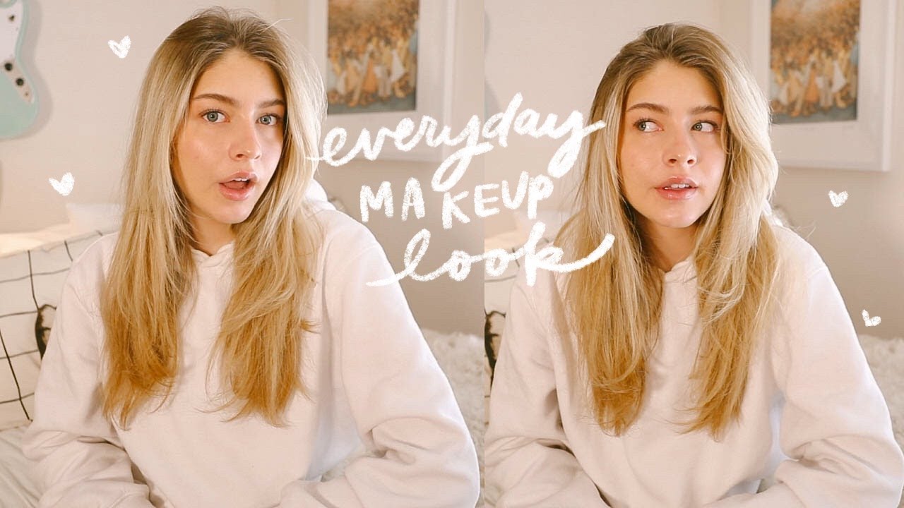 my glowy everyday makeup look!!