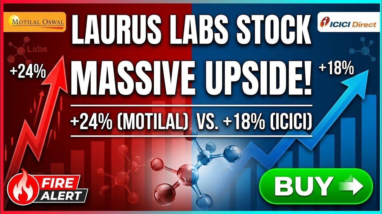 Laurus Labs Share Target Price Analysis!🚀 Motilal Oswal vs ICICI Direct Report Breakdown #lauruslabs