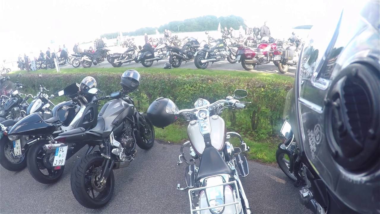 Motorradtour nach Dänemark Hot Dog Haff