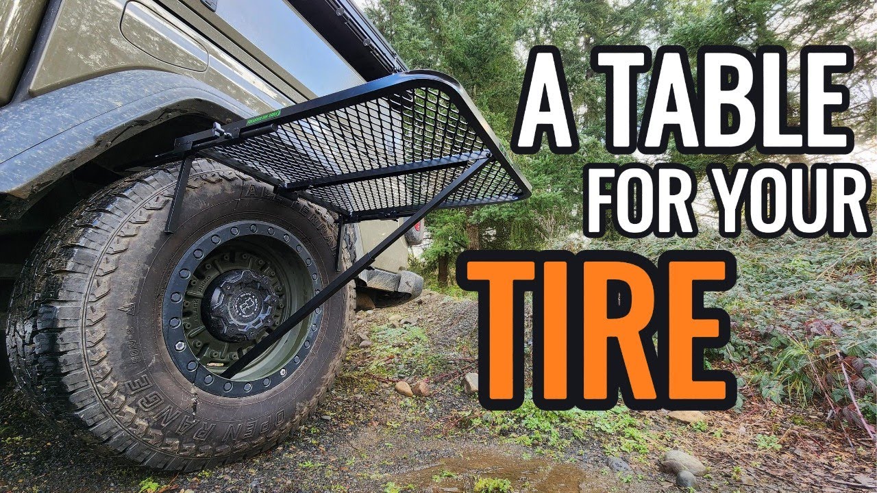 Coolest camping table ever??? | Tailgater Tire Table Review