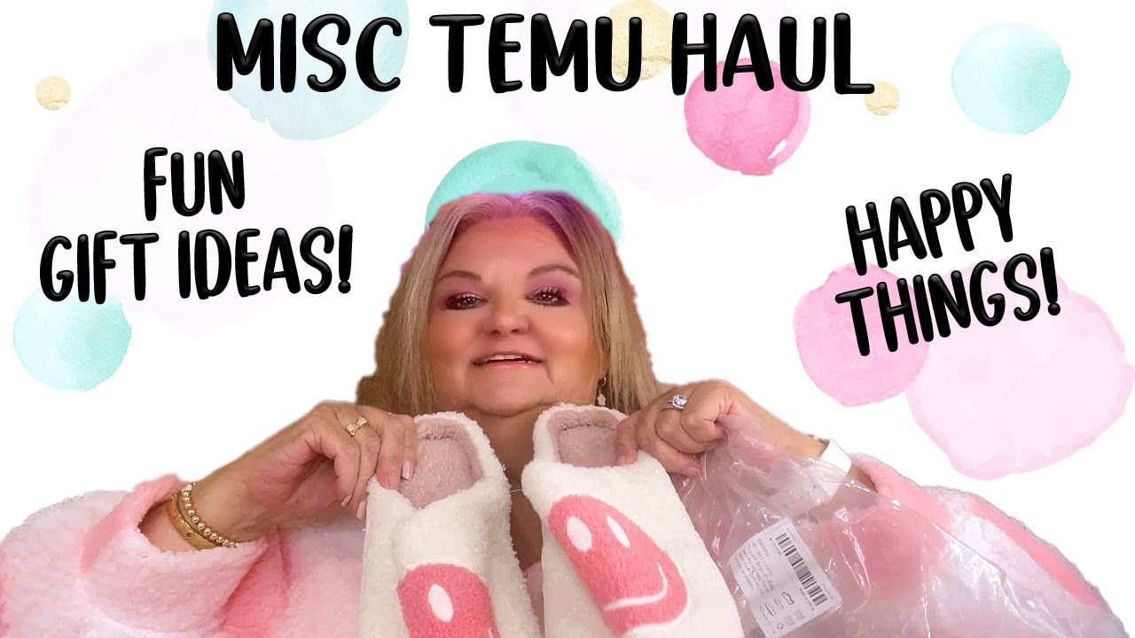 TEMU HAUL  AND GIFT IDEAS LOTS FUN ITEMS!