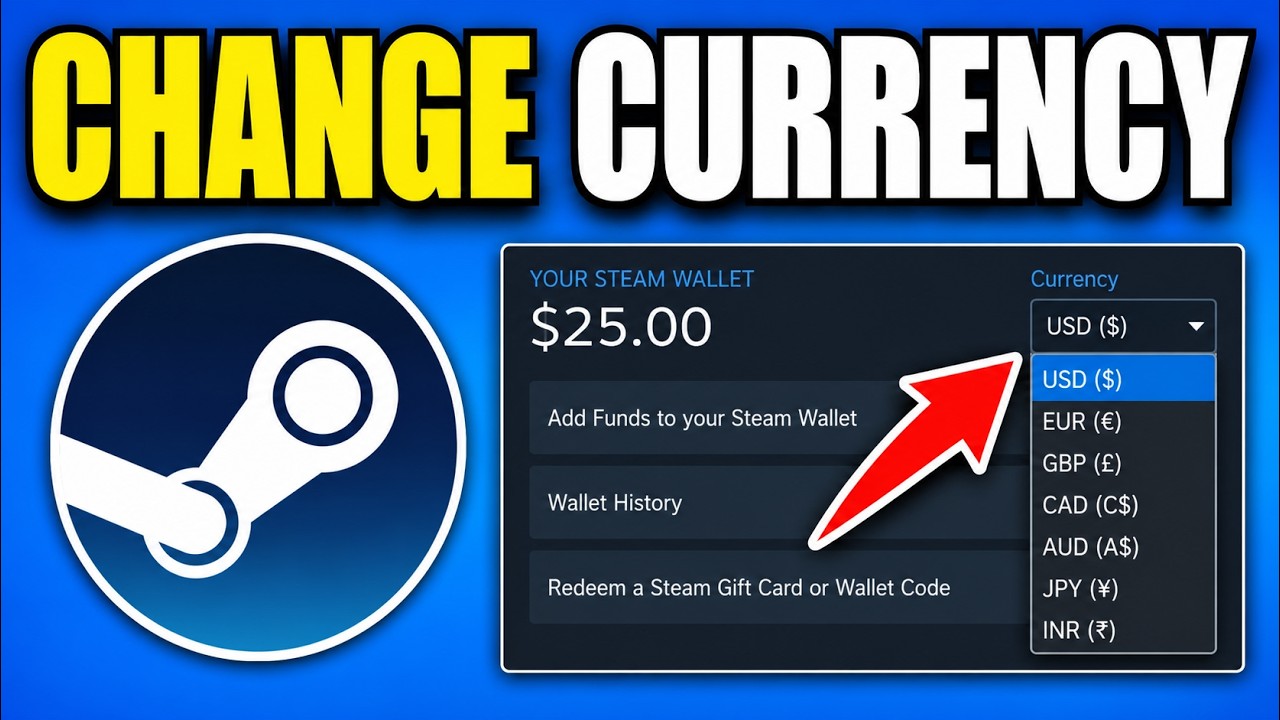 How To Change Steam Currency