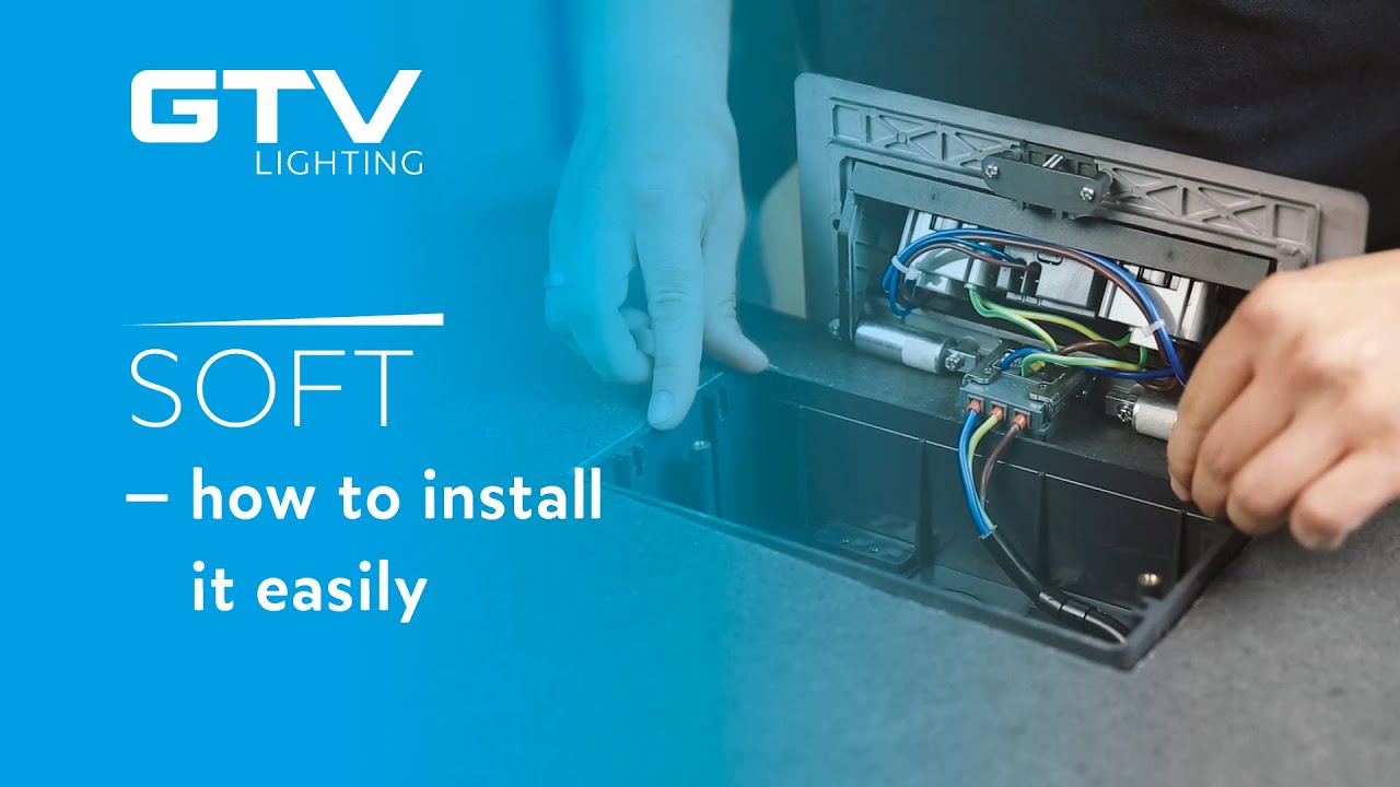 SOFT furniture power socket - how to install it easily