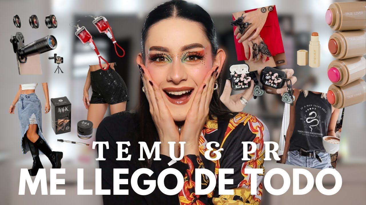 HAUL: TEMU + Paquetes PR de maquillaje 💌✨ | Probando todo lo que me llegó -Makeup Isa