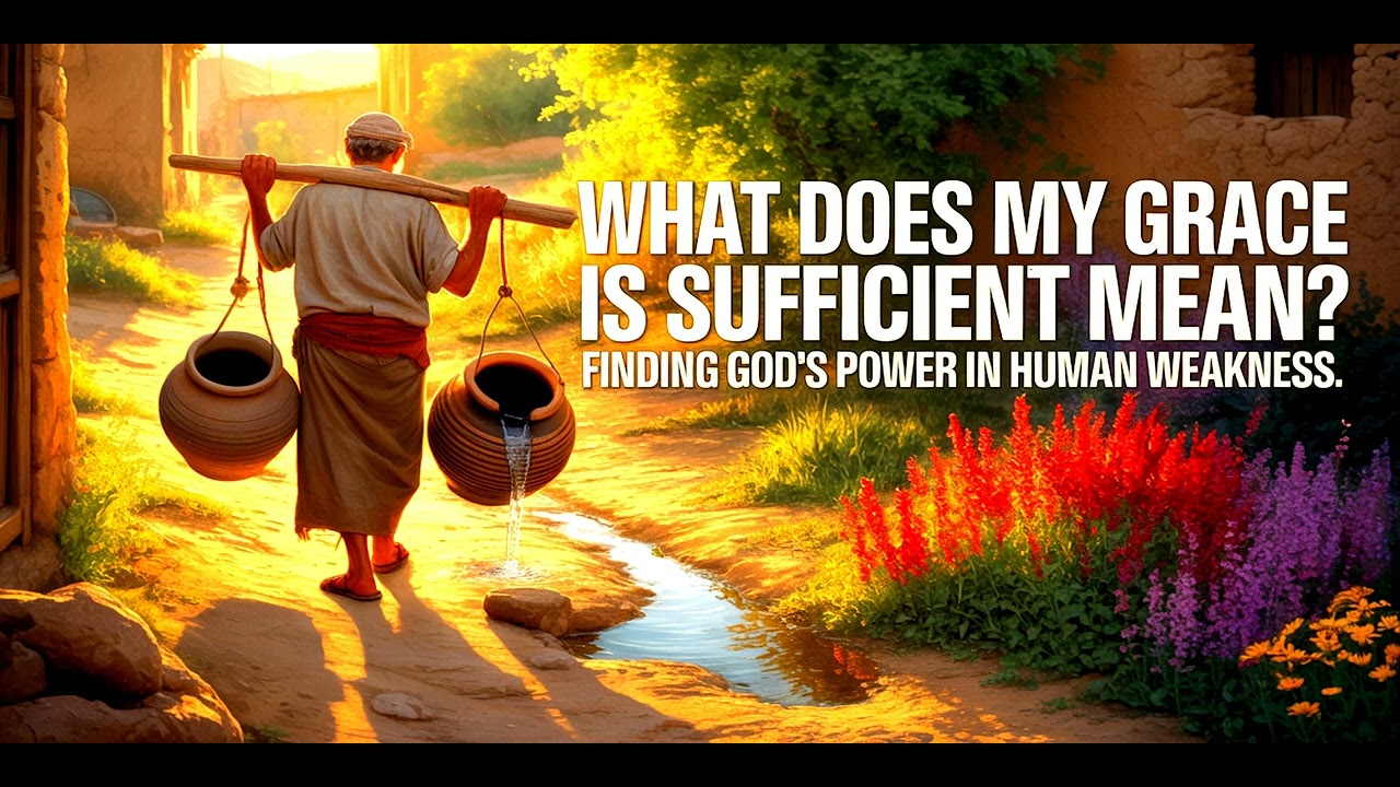 What DOES My GRACE is SUFFICIENT Mean | Finding God's POWER in Human WEAKNESS