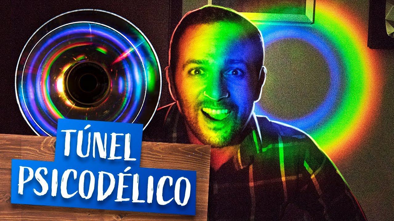 Faça um túnel psicodélico usando 2 CDs