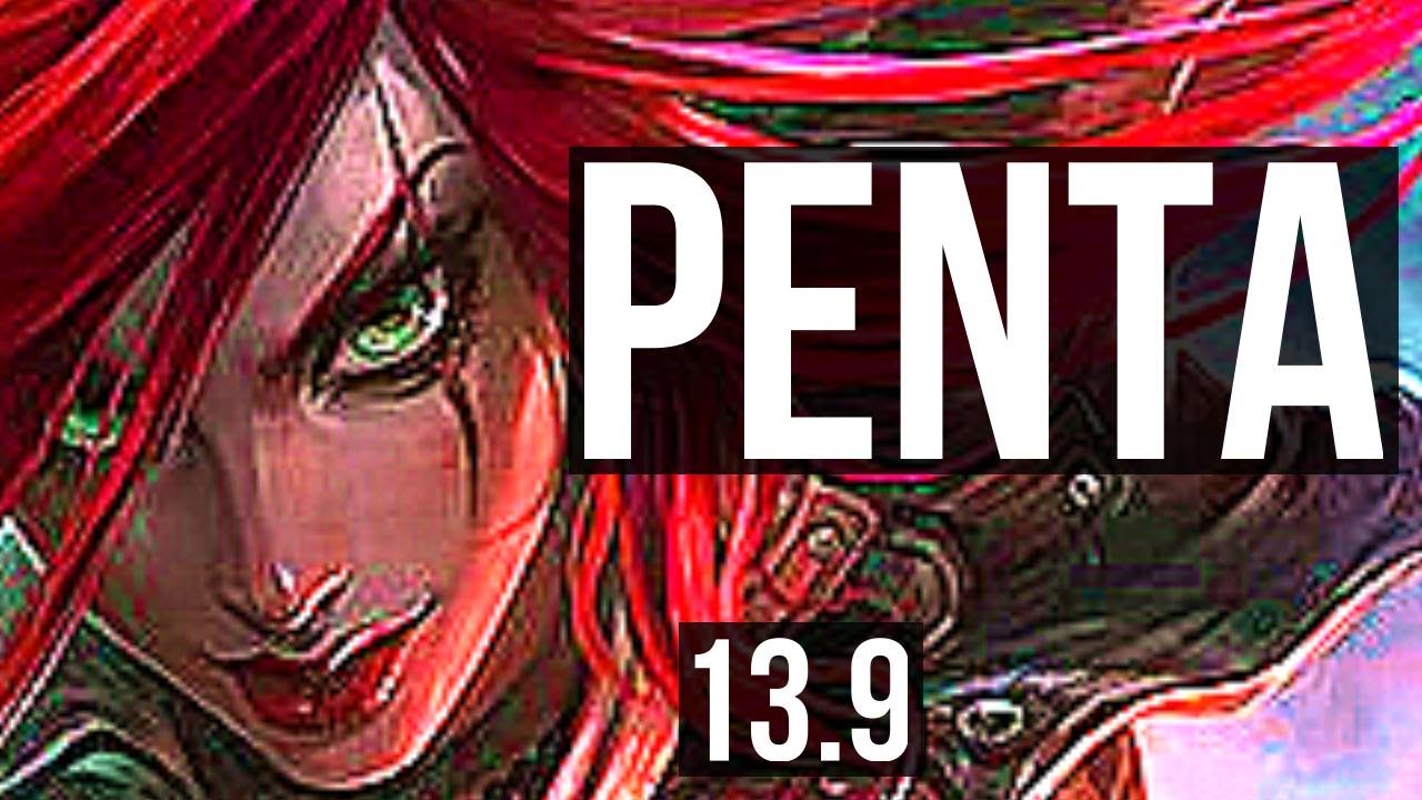 KATARINA vs VEX (MID) | Penta, Legendary, 25/4/7, 1.3M mastery, 500+ games | KR Diamond | 13.9