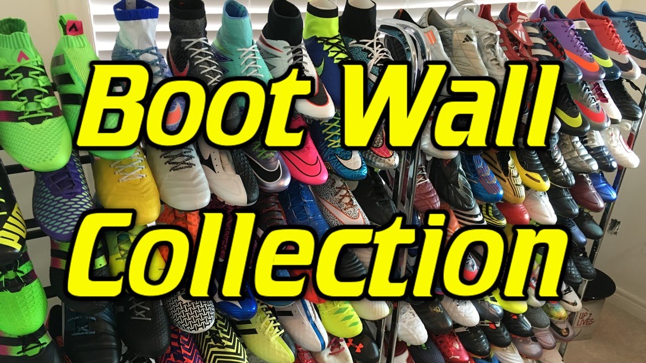 SR4U Soccer Cleats/Football Boots Collection - Boot Wall