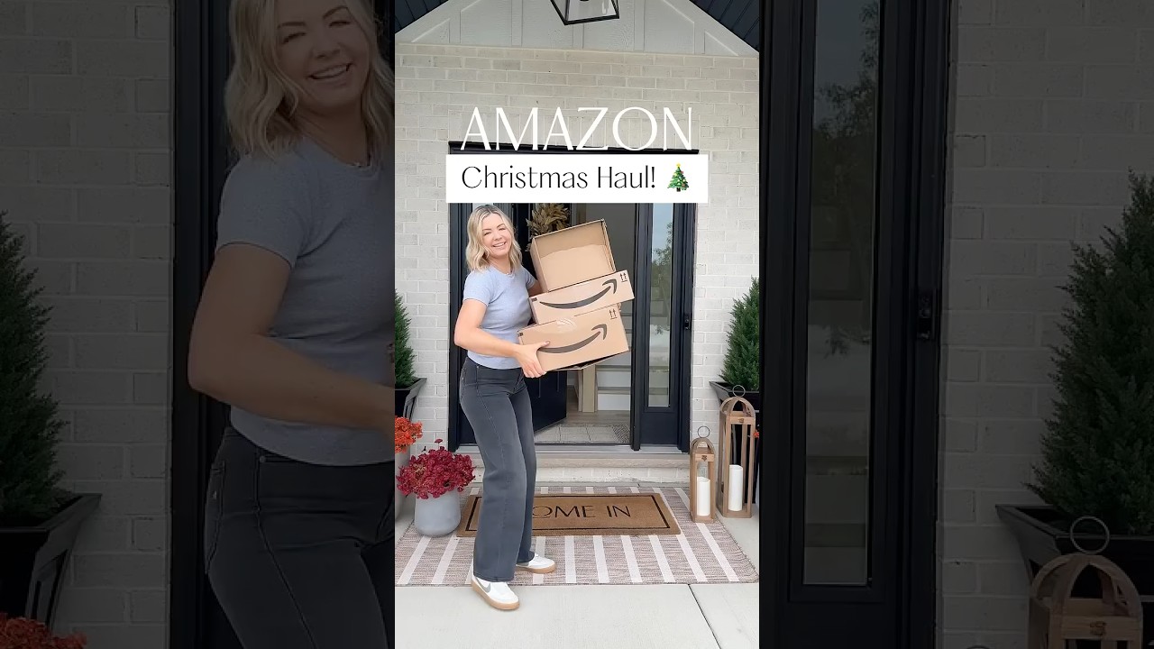 Amazon Christmas haul!  Shop at the Link in my bio 🔗 #christmasdecor #amazonfinds #christmas2025