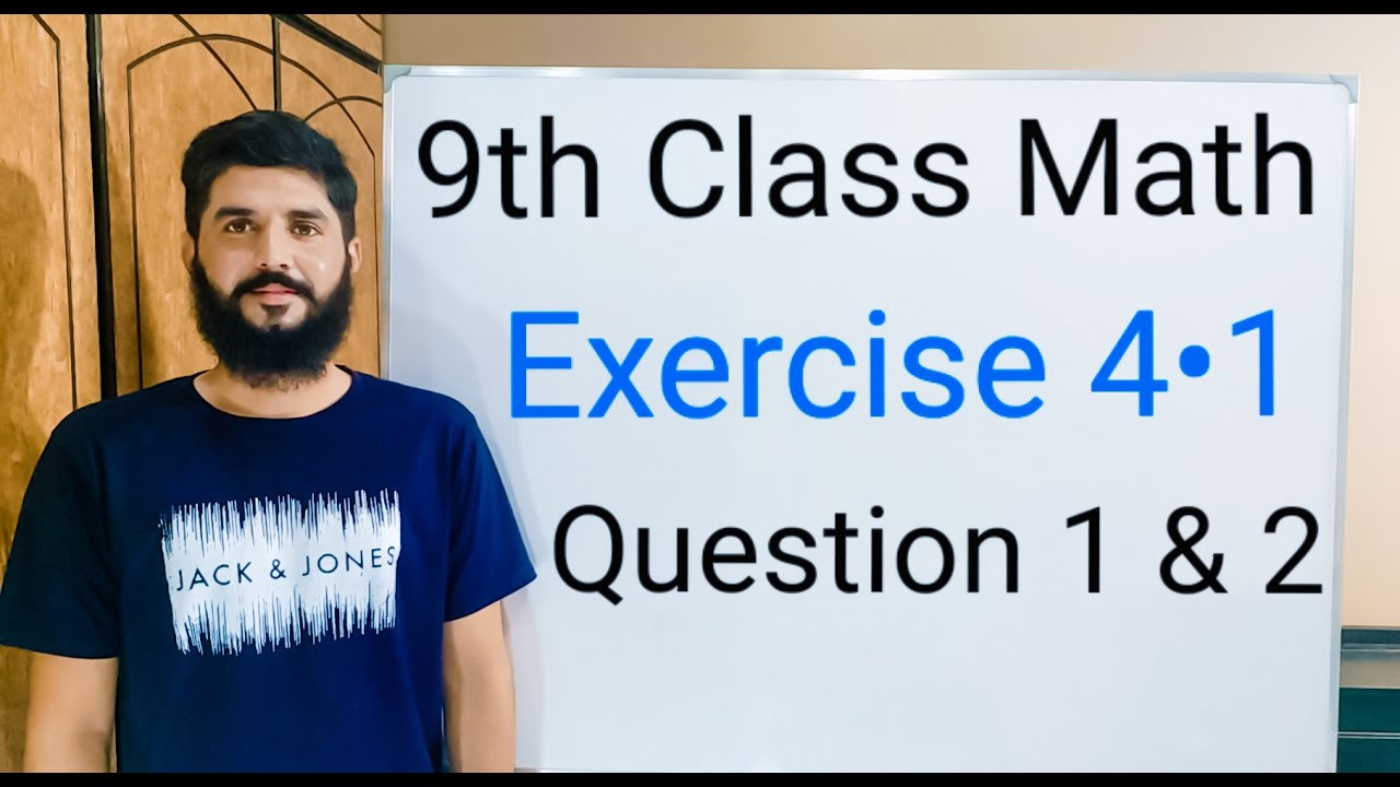 9th class Math Exercise  4.1  Question 1 , 2  Balochistan Board  | FREE EDUCATION | Muhammad Hilal