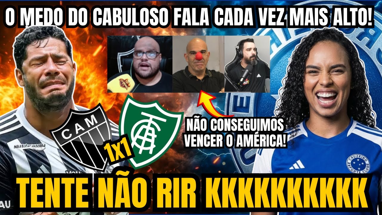 CHORORÔ GERAL! ATLETICANOS FRUSTRADOS APÓS  EMPATE COM O AMÉRICA.REACT