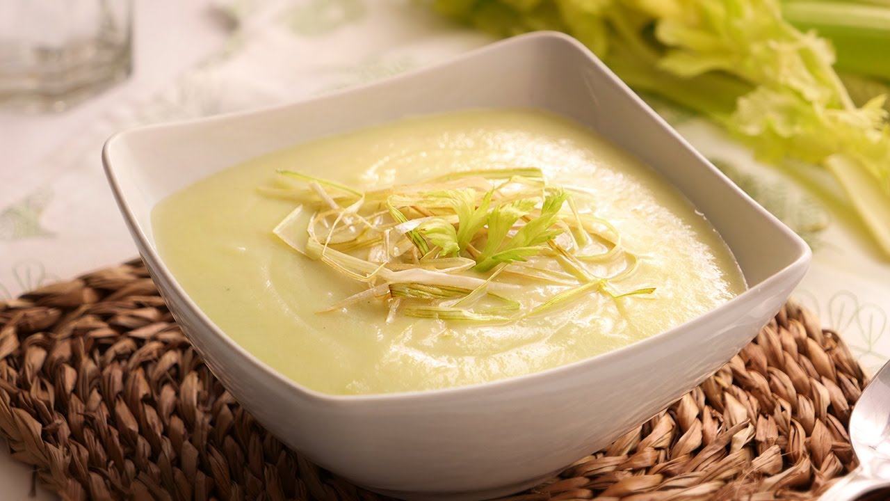 Crema de Apio muy fácil, rápida y deliciosa