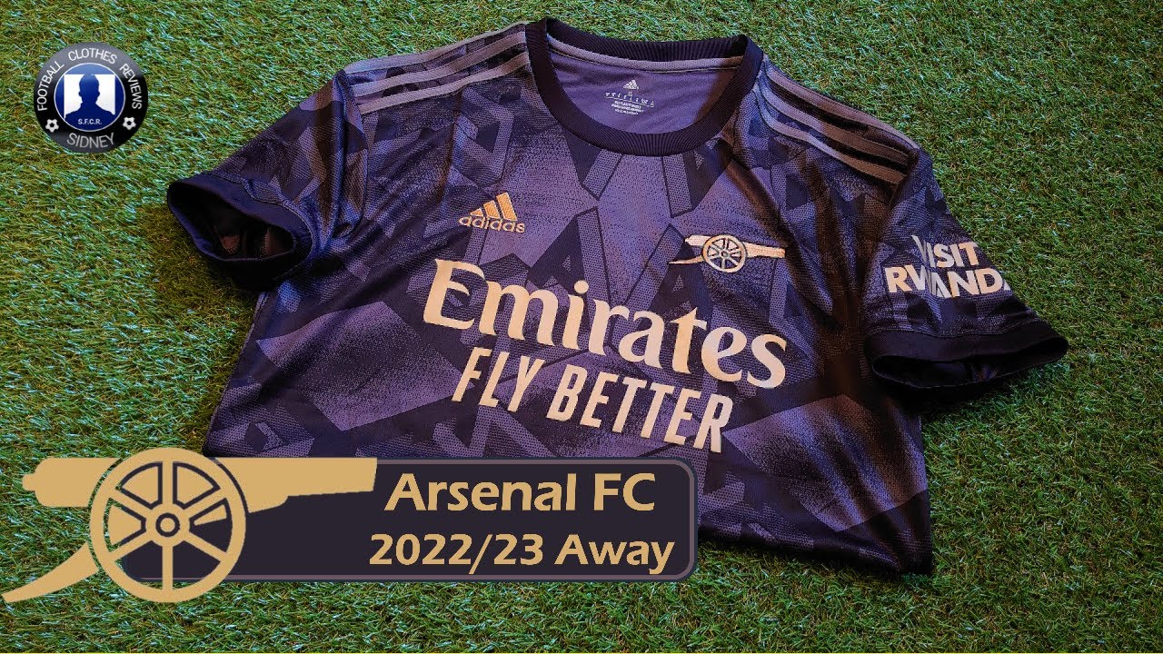 Arsenal FC 2022/23 away jersey unboxing [Minejersey]