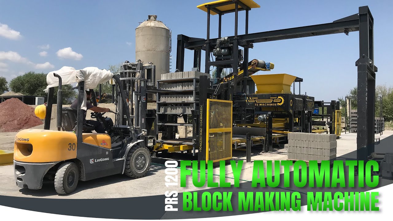 PRS 1200 Fully Automatic Hollow Block Machine & Paving Block Machine