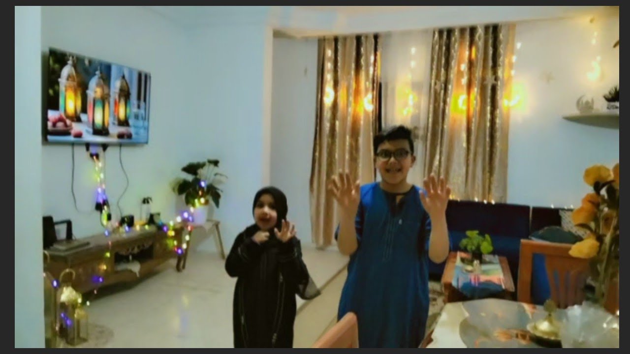 فرشنا و علقنا زينة رمضان 🎉📿🎊🕌