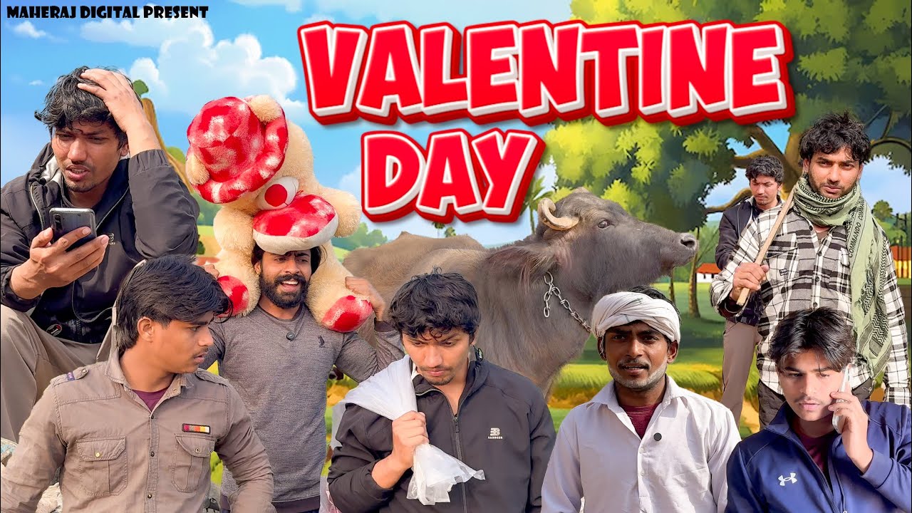 Valentine Day Special | Funny Love Story 2026 😂 | Maheraj Digital Short Movie