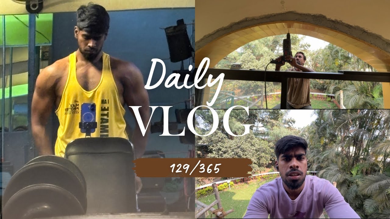 Aaj glass Lagane mein Bahut Pareshaan huye Vlog 129/365