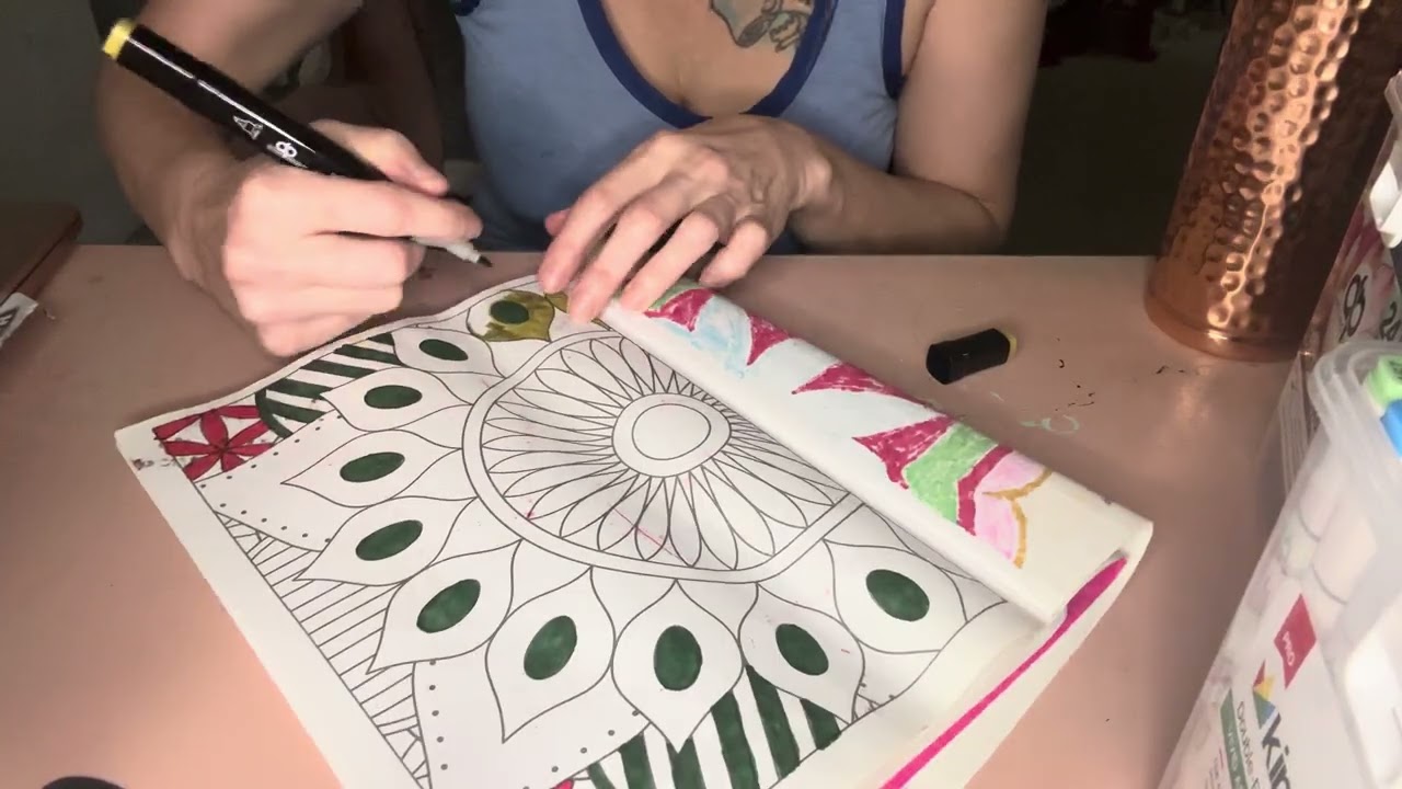 ASMR Coloring book #mandalas 