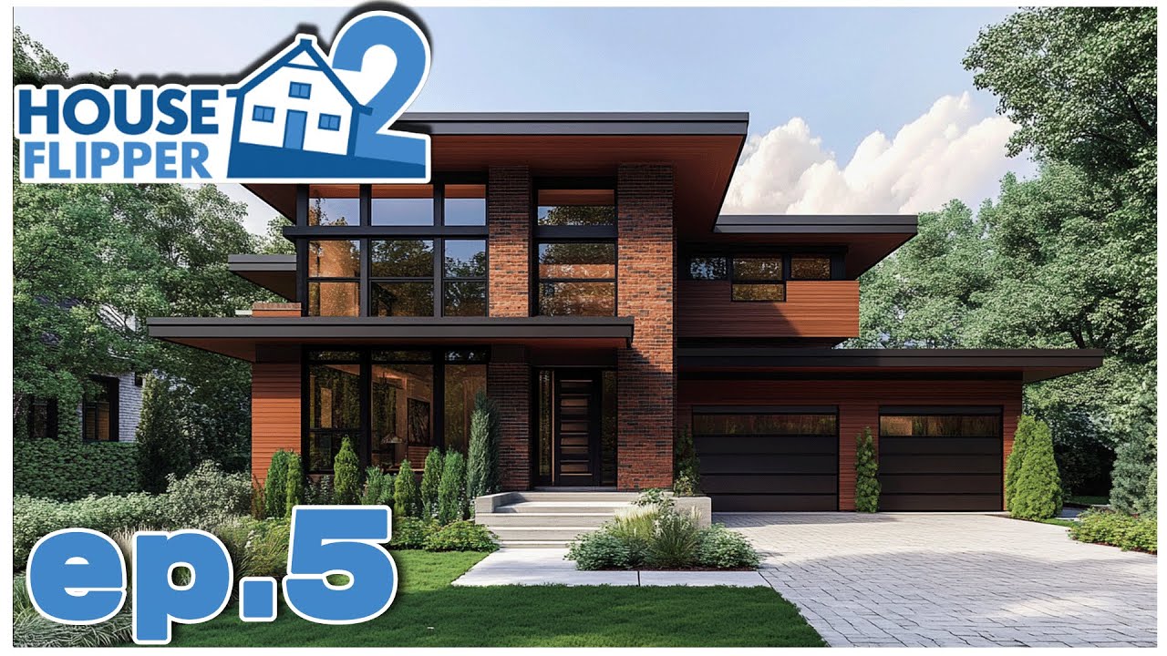 CAN WE CREATE A FRANK LLOYD WRIGHT HOME? - HOUSE FLIPPER 2