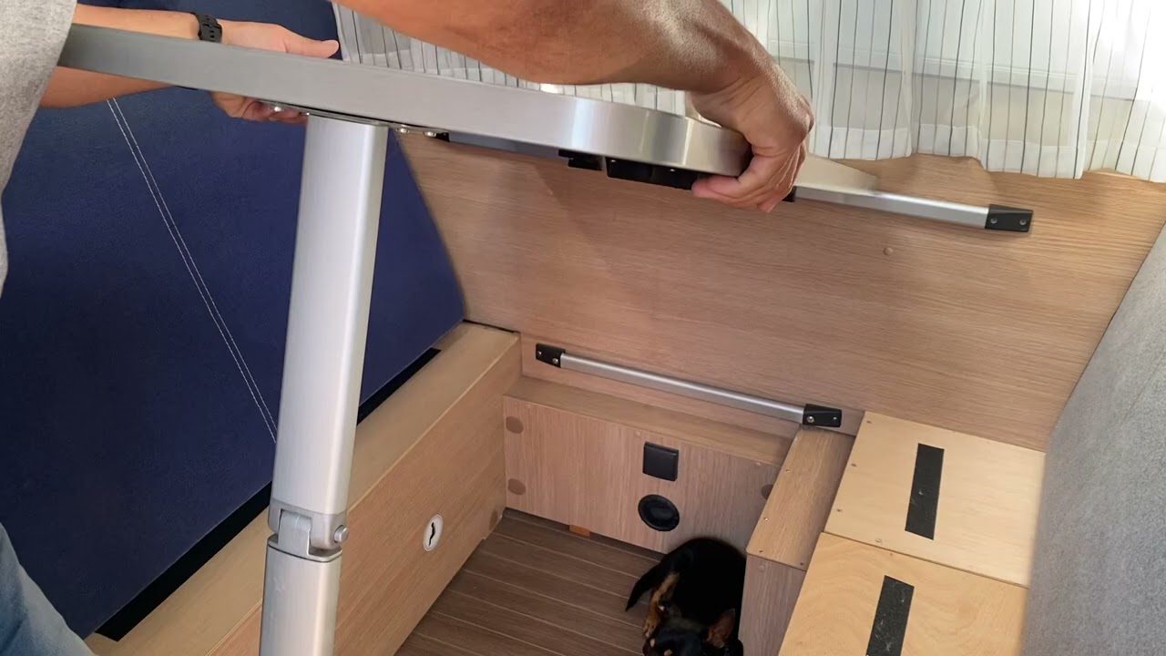 Cómo montar la cama de la mesa central