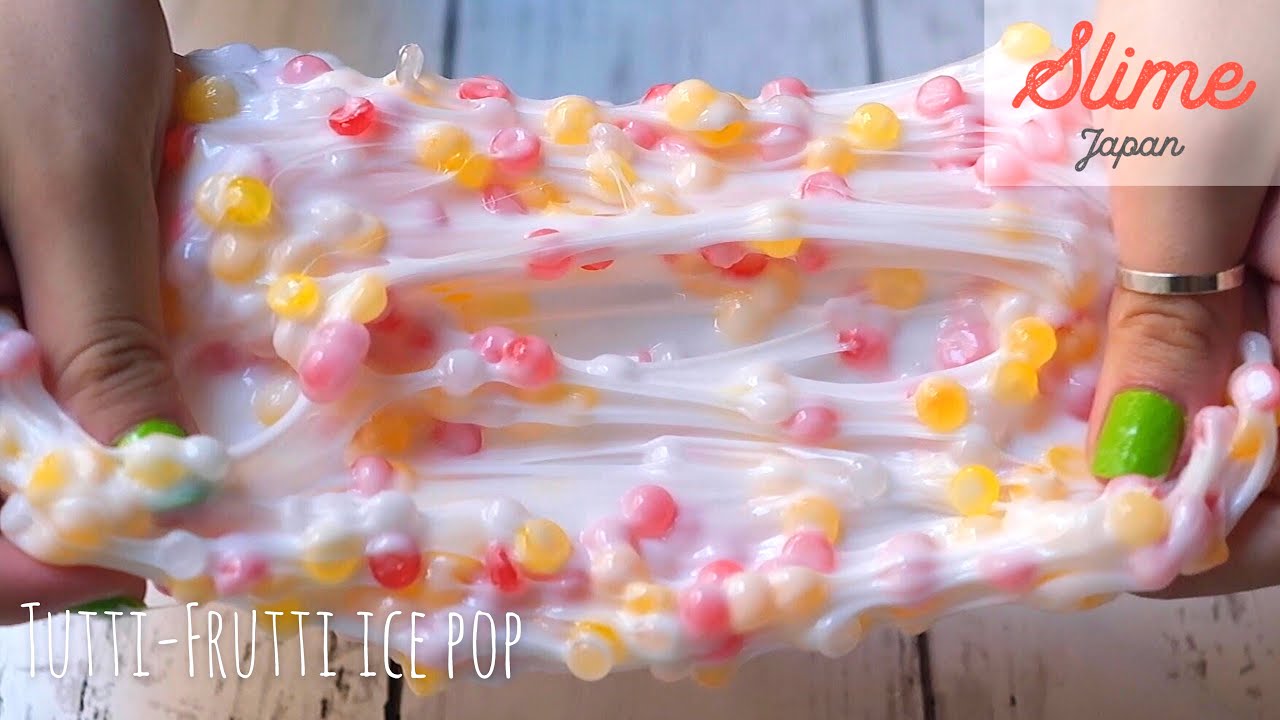 【ASMR】トゥッティ フルッティ アイスポップ🍊🍓【スライムジャパン】〜最高にクランチ〜 
