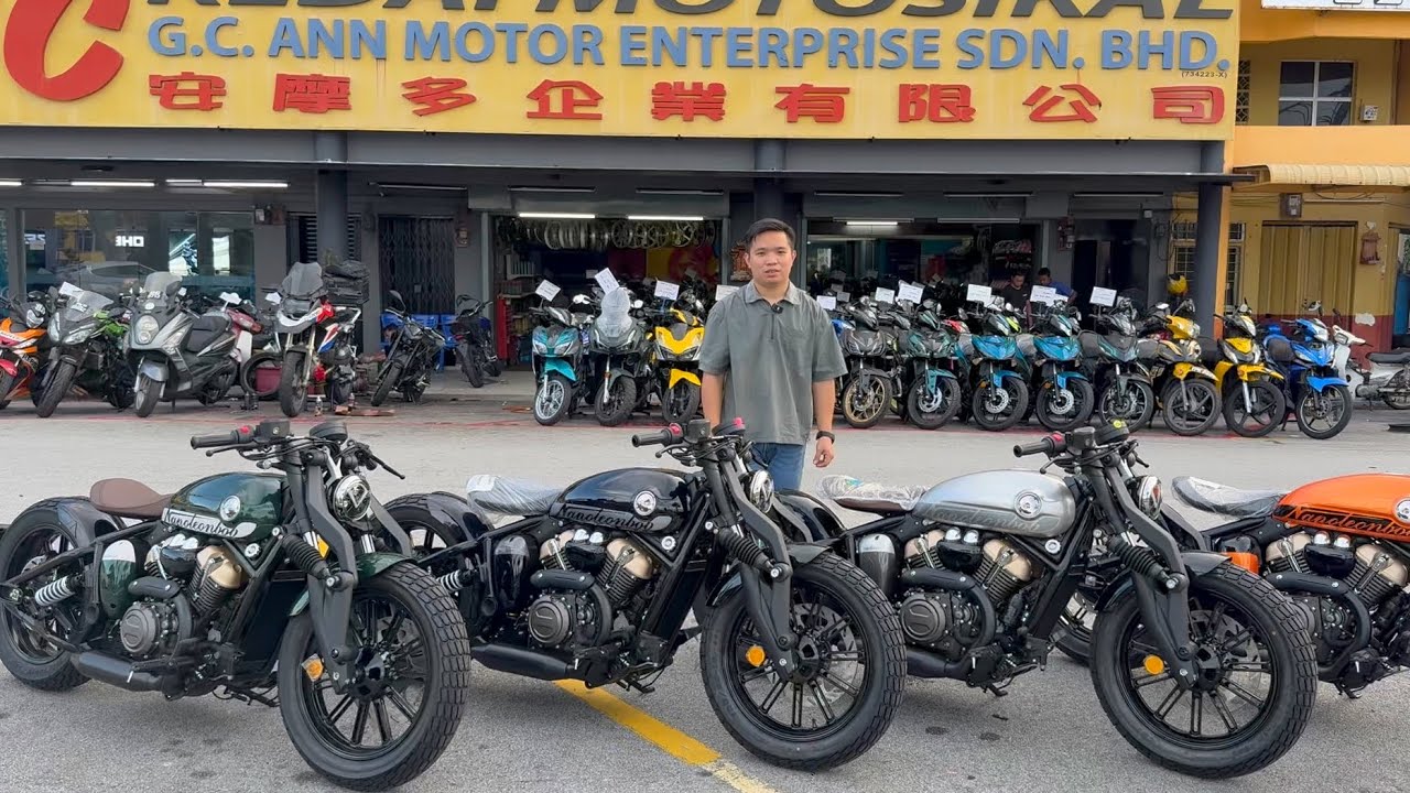 New Model ! Benda Napoleon Bob 250 V-Twin VTwin ! Full Review By G.C.Ann Motor ! 