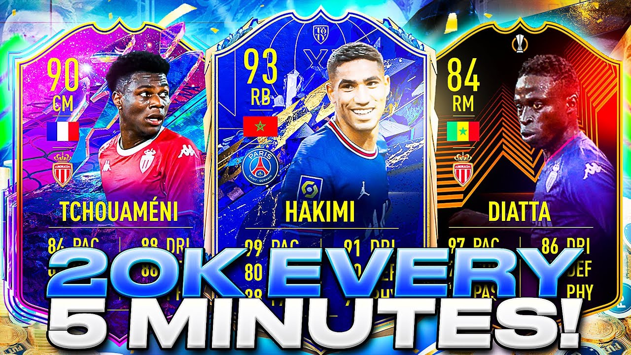 20K EVERY 5 MINS FIFA 22 BEST TRADING METHODS (FIFA 22 SNIPING FILTERS & FLIPPING)