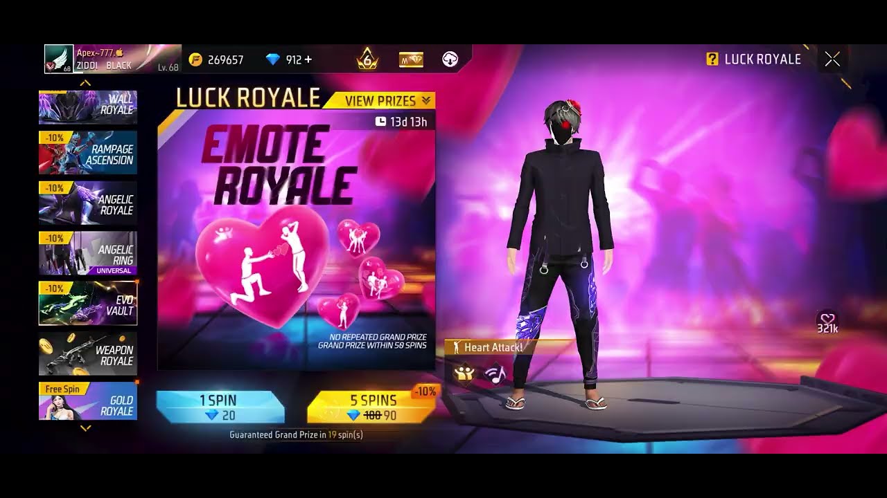 #New Emote Royale Event Free Fire I Valentine Emote Royale Event I Free Fire New Event I FfNew Event