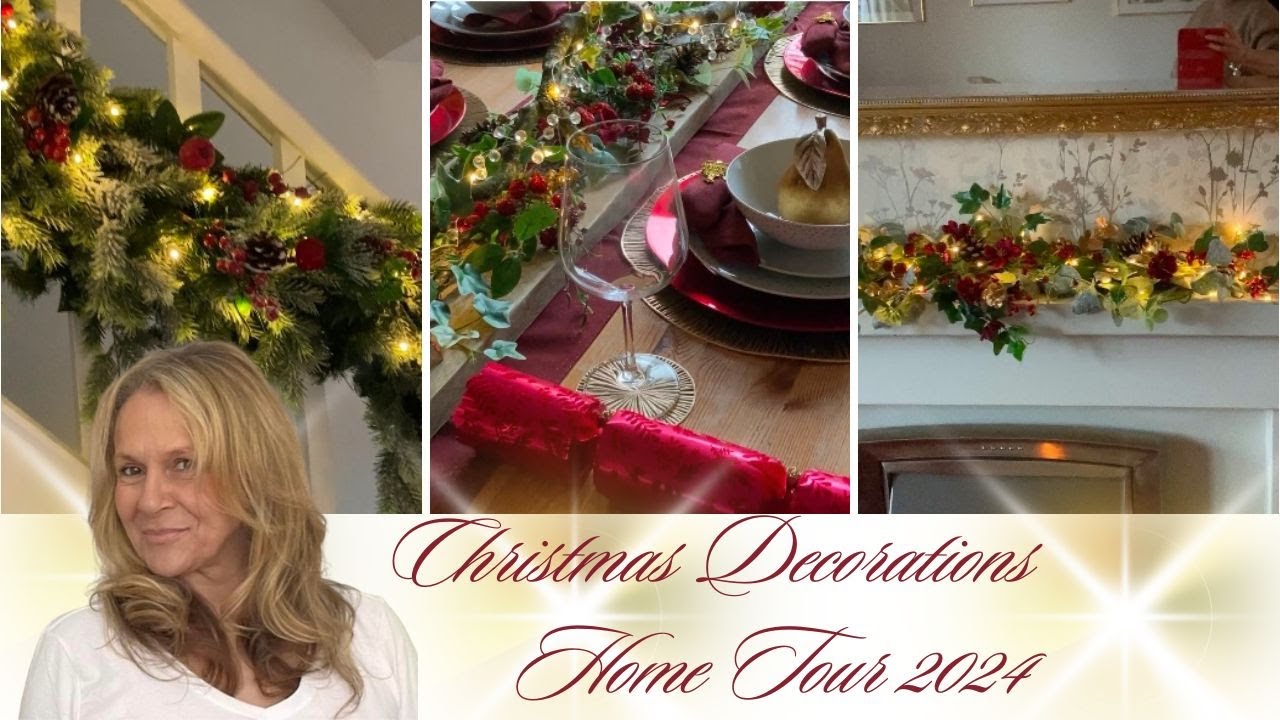 🎁🎄☃️CHRISTMAS DECOR HOME TOUR 2024☃️🎄🎁 POLLY PUT THE PETAL ON