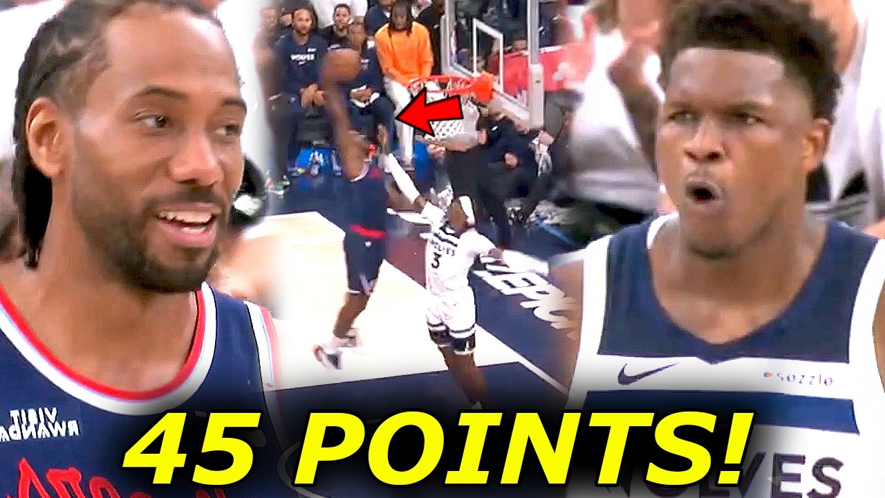 Kawhi 45 POINTS! Walang pakialam ang robot sa pang gugulang ni Edwards, may mag susuntukan!